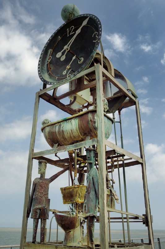 The Water Clock on Southwold pier