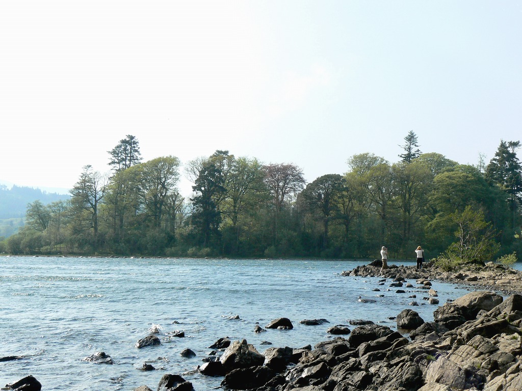 photographing Derwent water