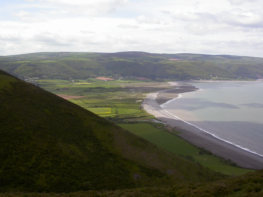 Porlock bay from Hurlstone point