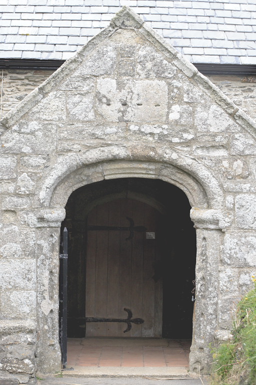 16th Century porch to the Church at Church Cove