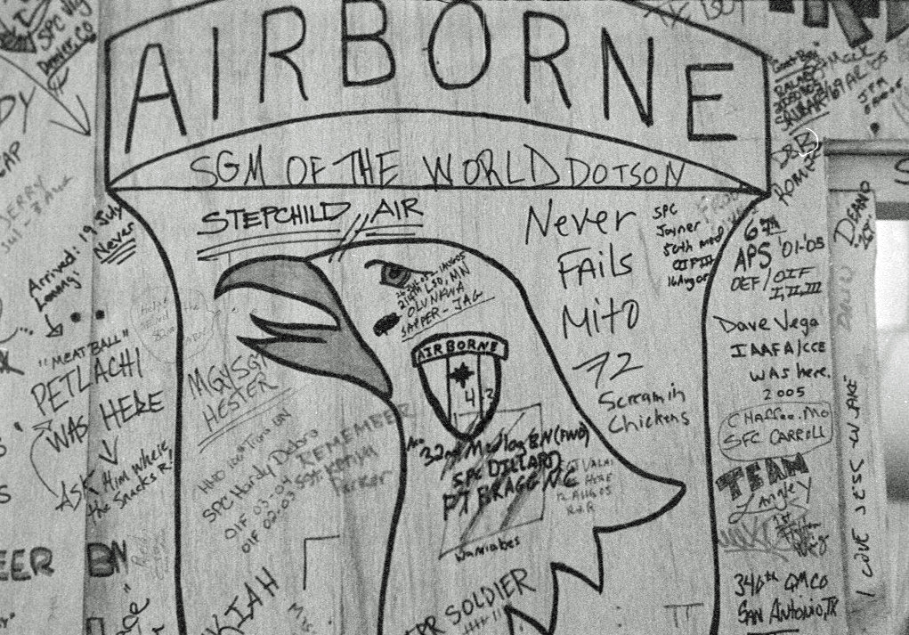 101st Airborne Division Graffiti