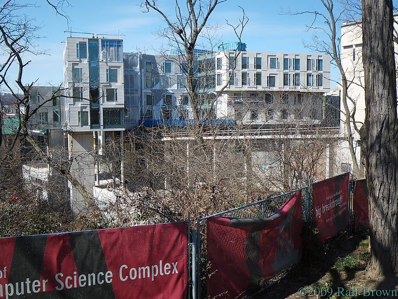 Gates Center, under construction