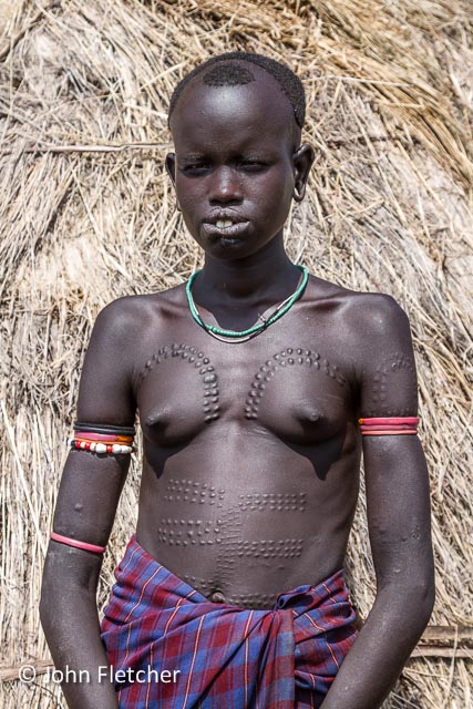 Mursi Woman with Scarifications