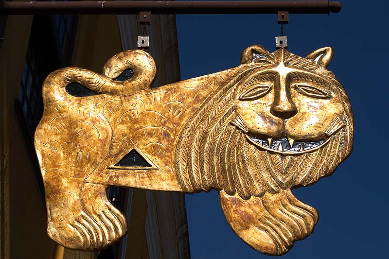 Sign for the Gold Museum