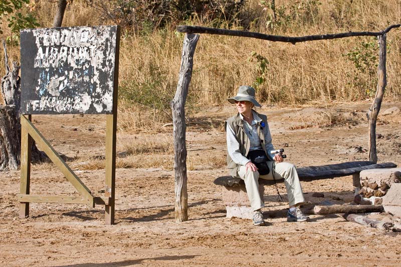 Tendaba Airstrip Waiting Lounge