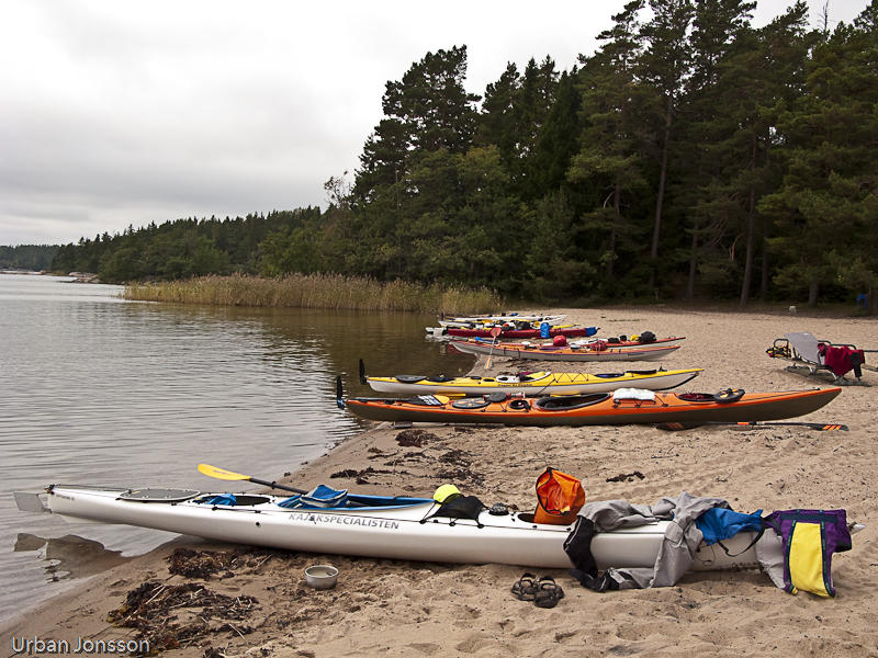 Vi hade stranden fr oss sjlva idag