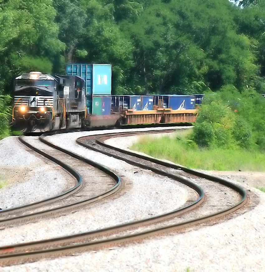 NS 22A at Turtle Tree Curve in Waddy..