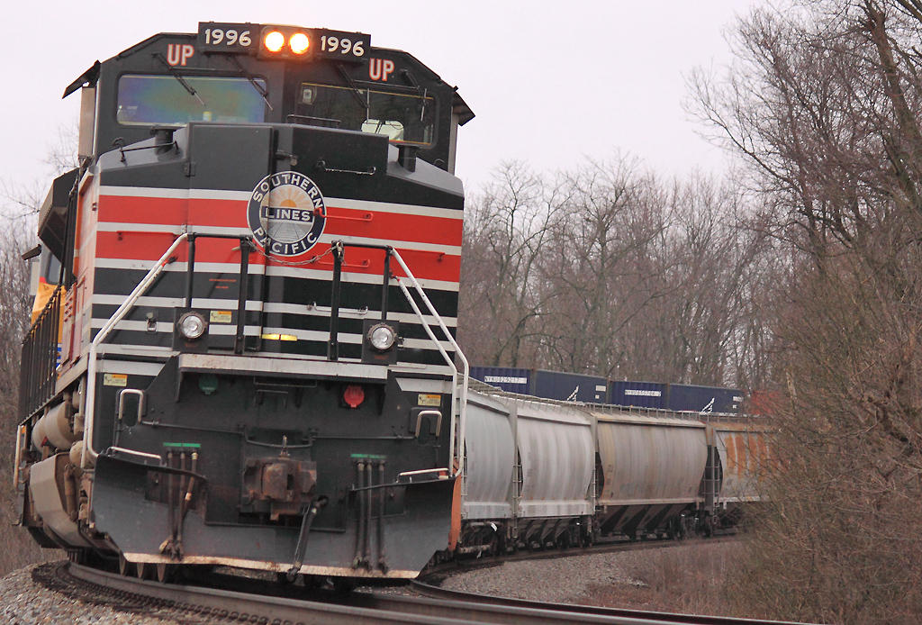 UP 1996 on NS 224 at West Waddy
