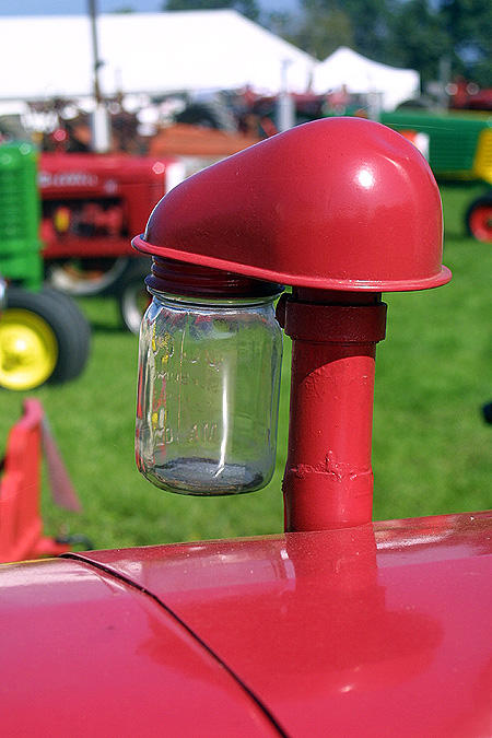 Air filter detail, 1948 IH model C