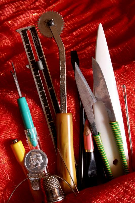 Dressmaker tools.