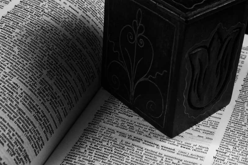 Black (wooden) box