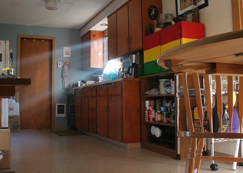 Wood-in-kitchen