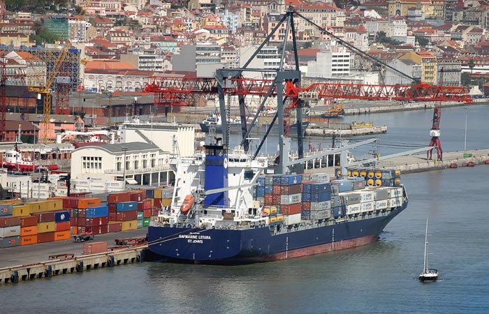 Lisbon is a Busy Port