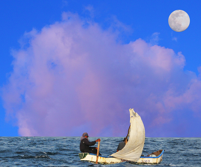 He Was Sailing To Where The Sky Was Made * Traveller
