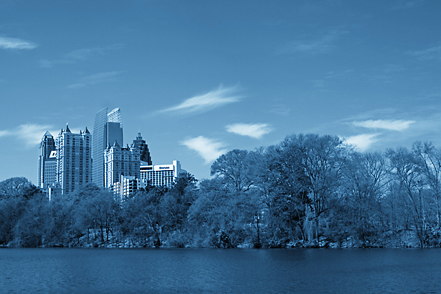 My blue city