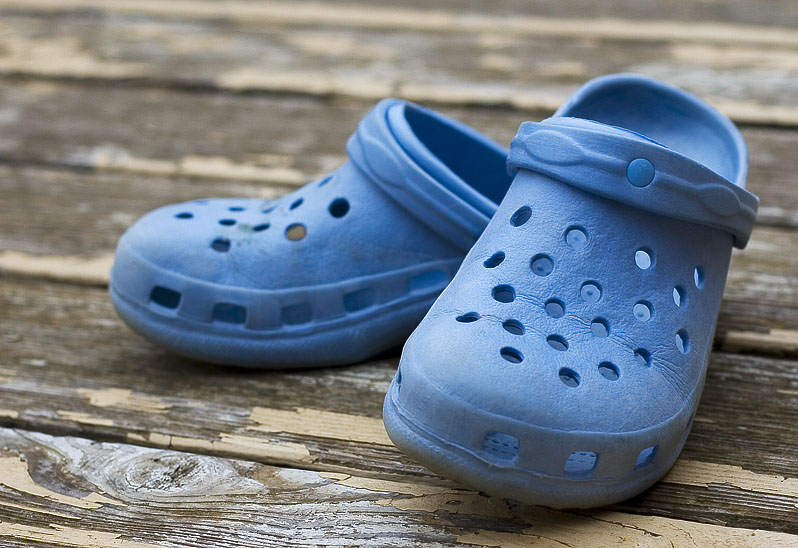 Blue Shoes for Blue Weather