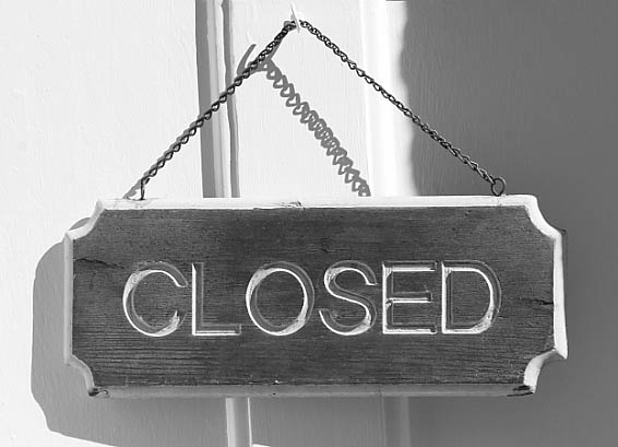 Closed For Business