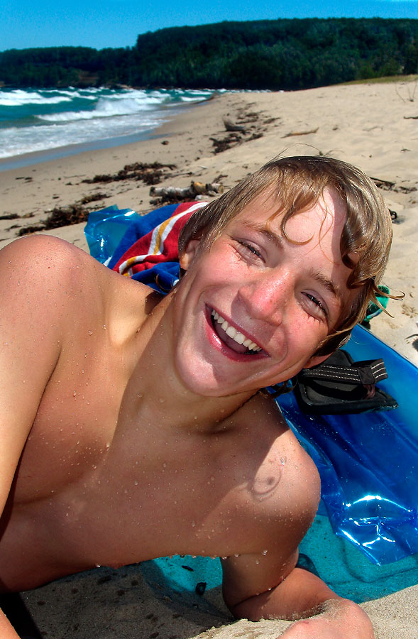 Happy On The Beach