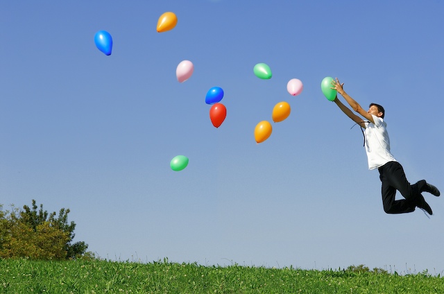 Flying With Baloons