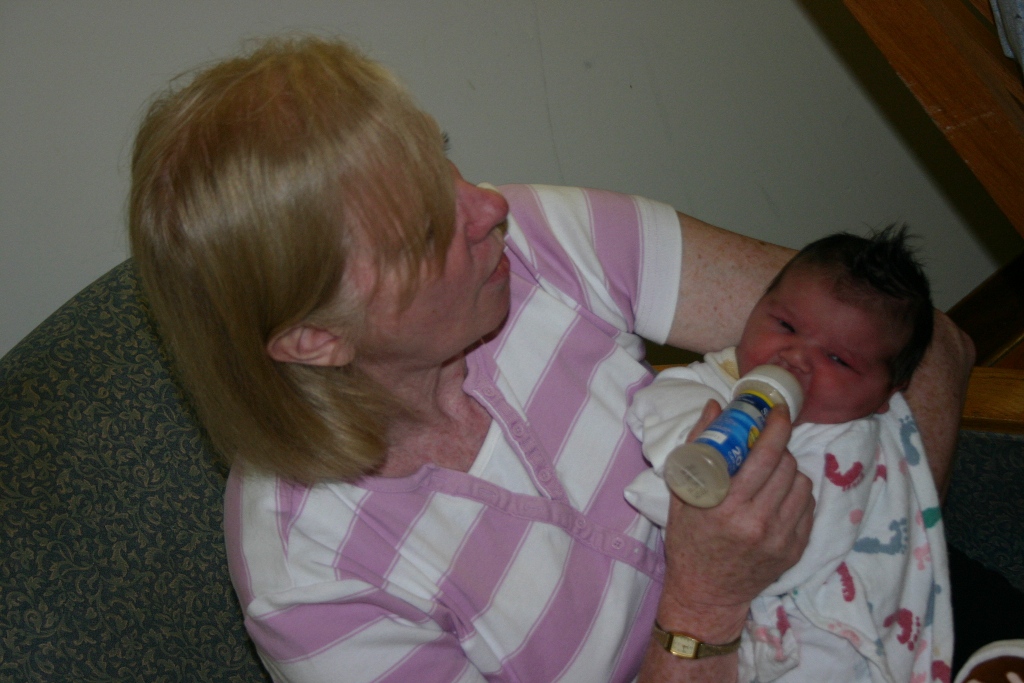 Grandma Bev and Chrissy