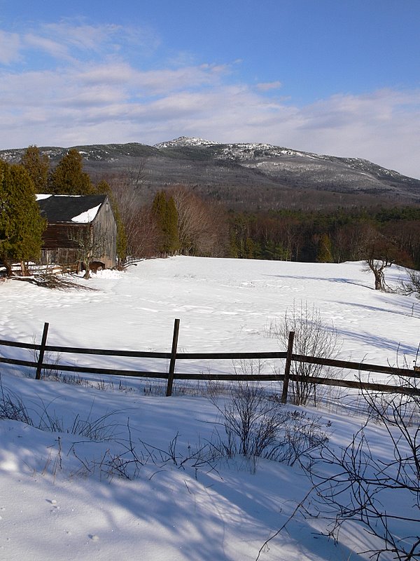 Farm below Monadnock-Winter