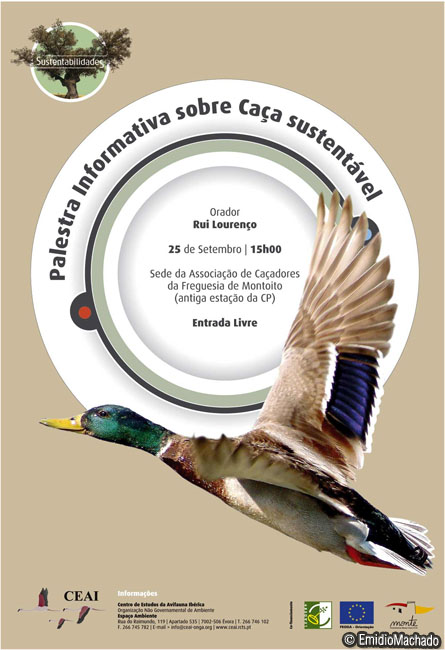Palestra informativa sobre caa sustentvel 