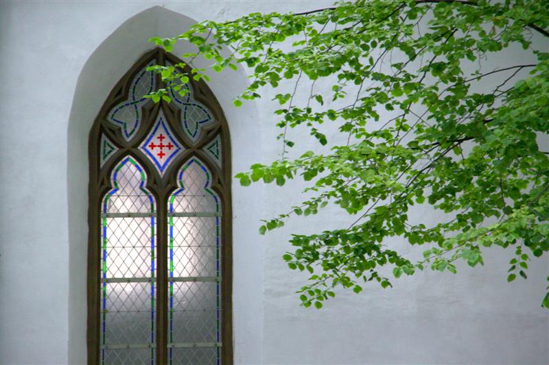 Church Window At Tallin, Estonia