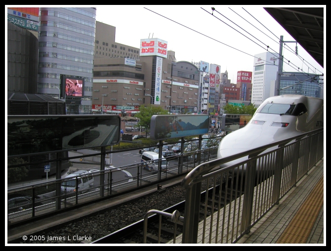 Departing Nagoya