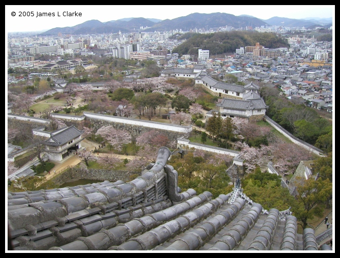 Looking out from the Castle