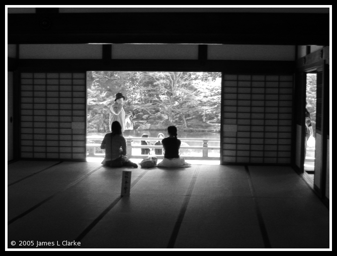 In the meditative position