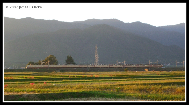 Late afternoon train