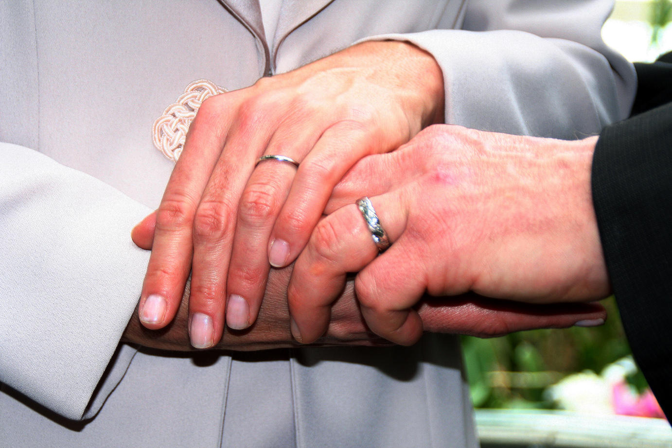 Patricia & Michael on their wedding day