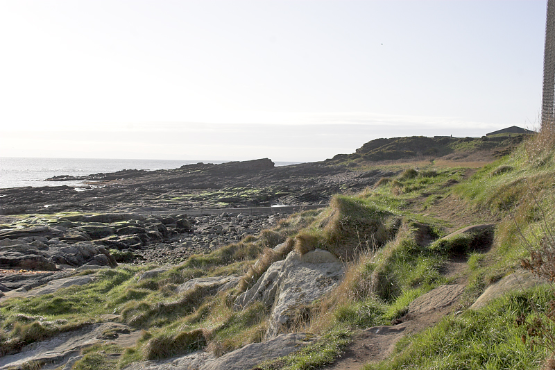 Fife Ness - Coastal Path looking west from FBC hide