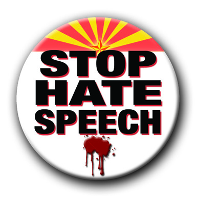 Stop Hate Speech Button