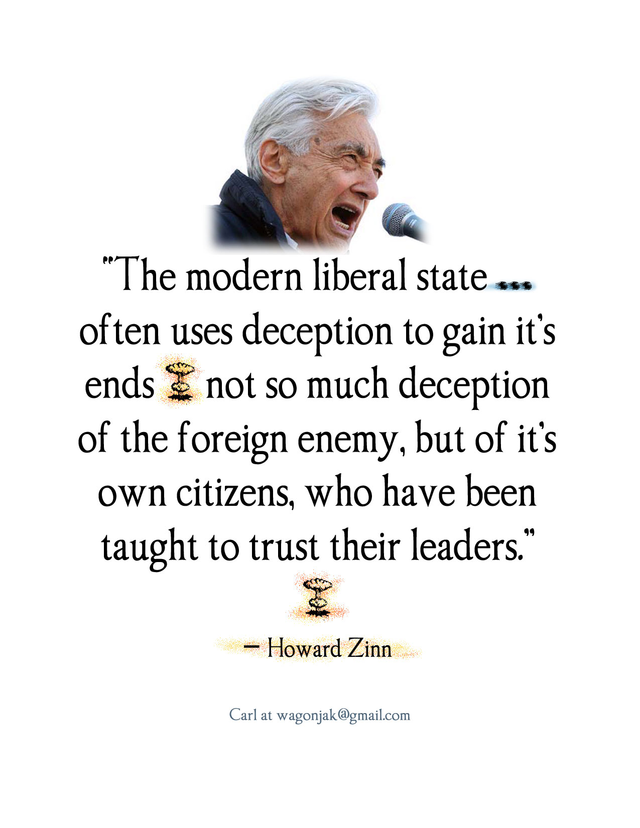 Howard Zinn Modern Liberal State