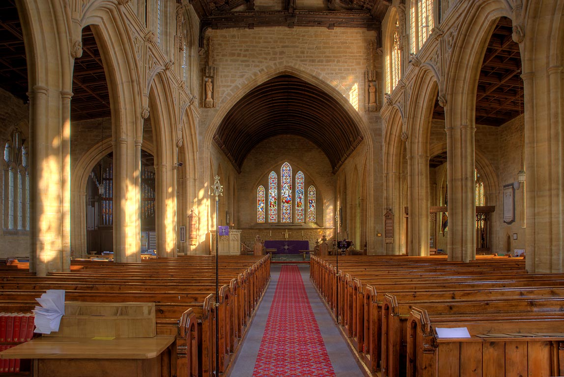 Inside All Saints, Martock, Somerset (1987)