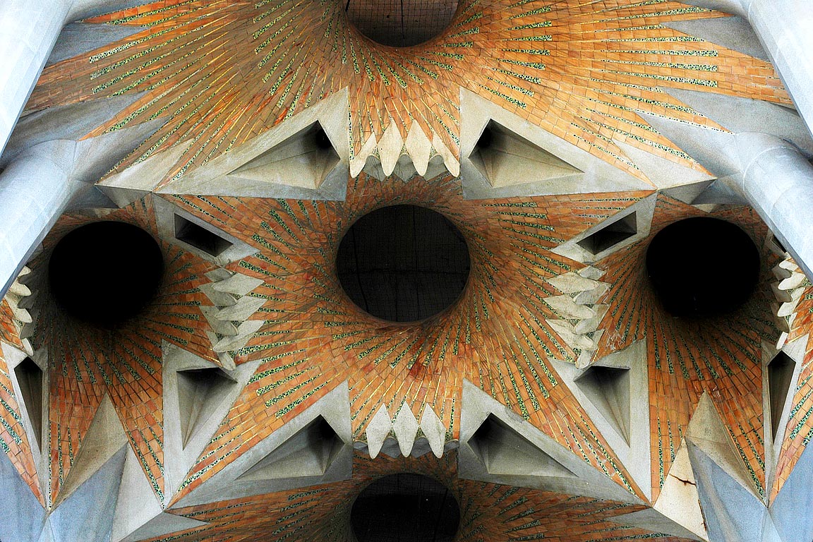 Ceiling detail, Familia Sagrada