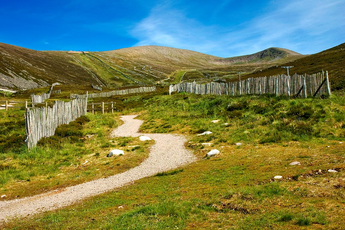 Fence and path, Cairngorms
