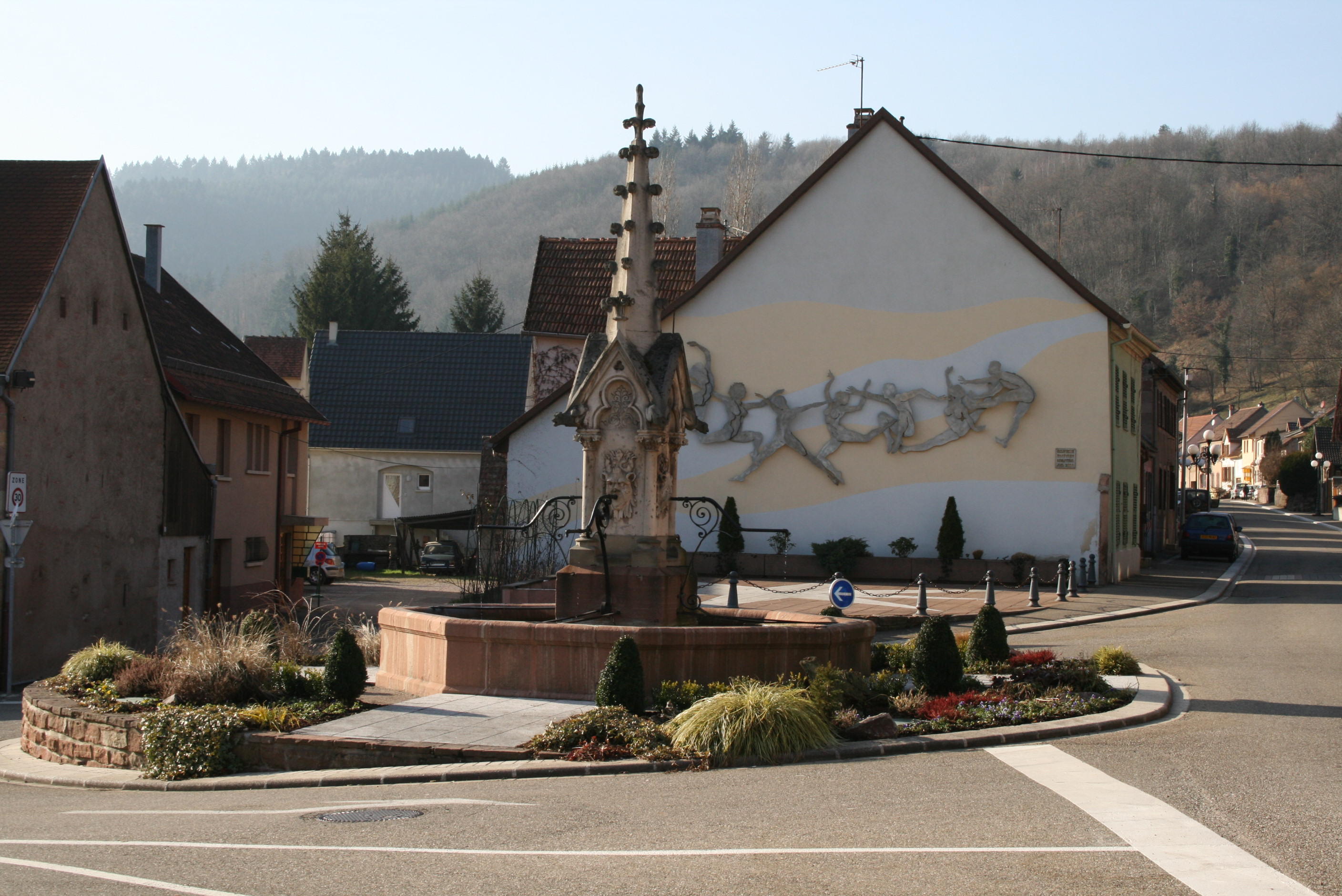 La fontaine de Wisches