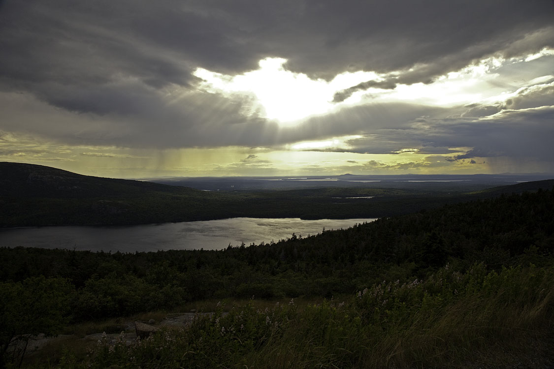 Eagle Lake under stormy skies