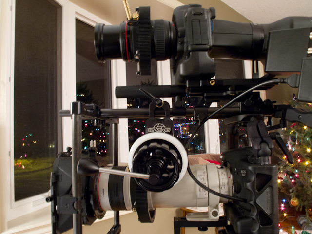 Cinevate dual rig- left side close up