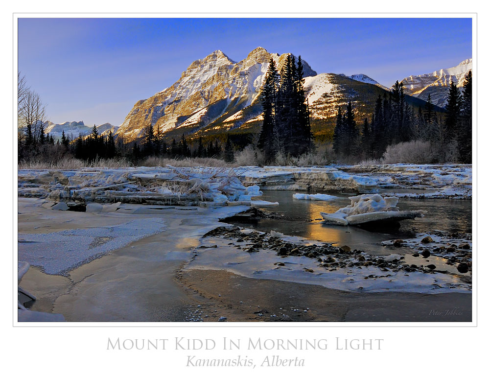 Mount Kidd In Morning Light