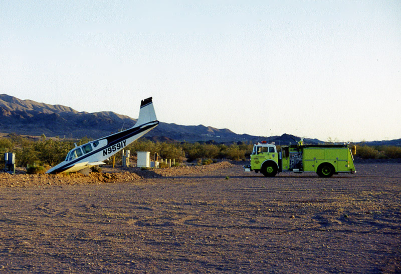 Crash landing