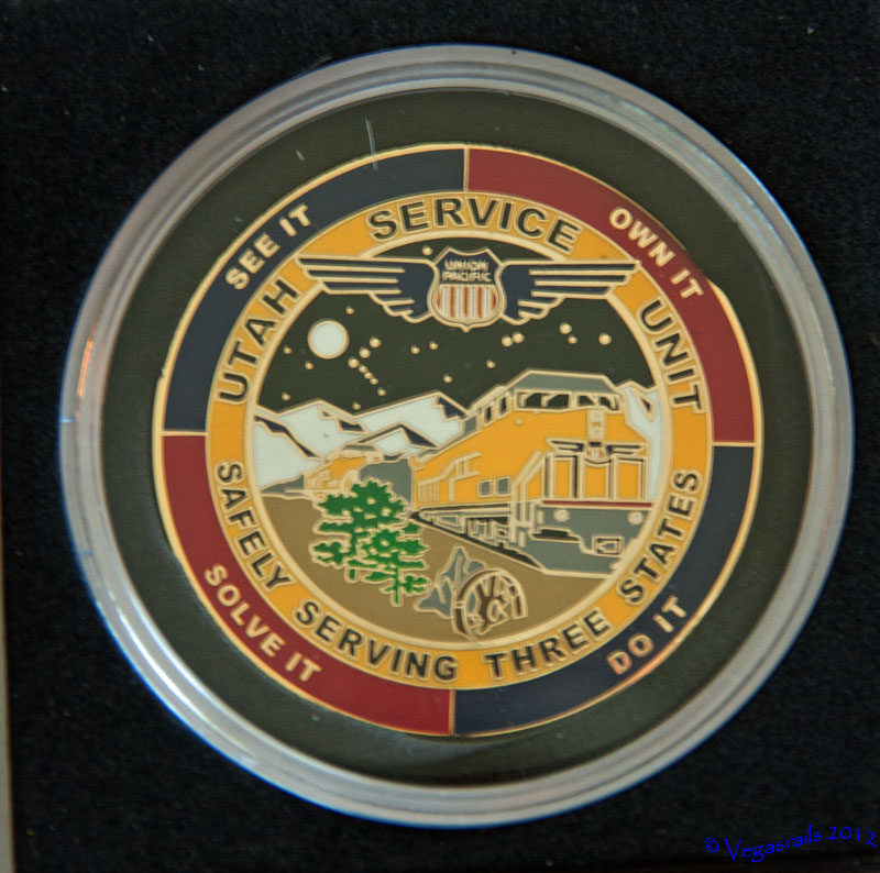 UP Utah Service Safety Award Coin