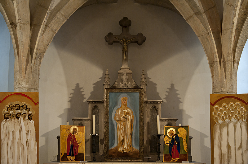 St. Michaels, exhibit in the crypt