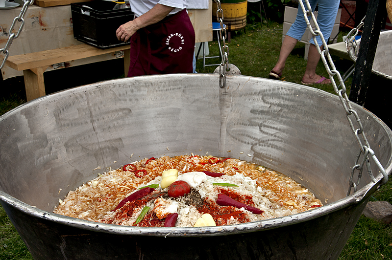 Lunch at the festival