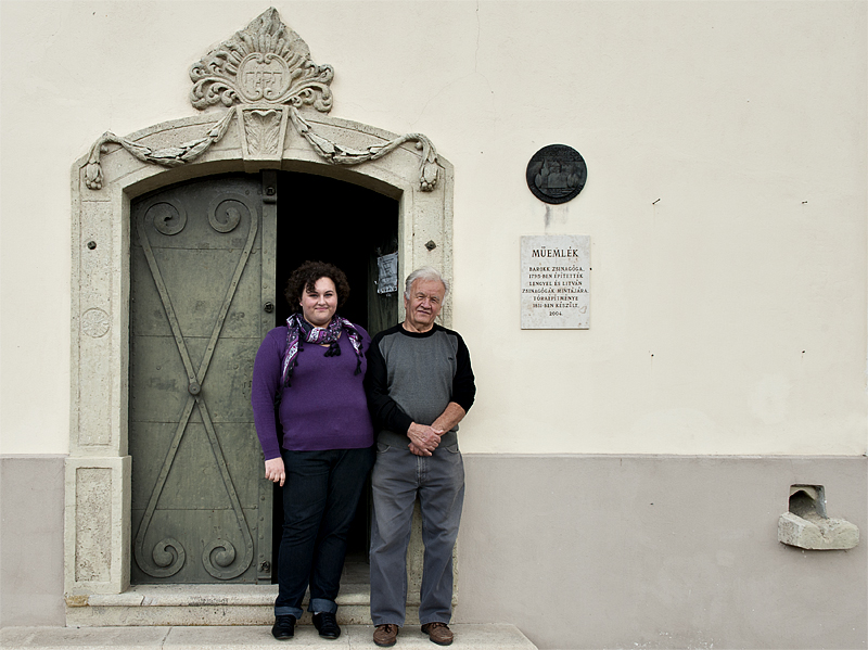 Caretaker and his granddaughter