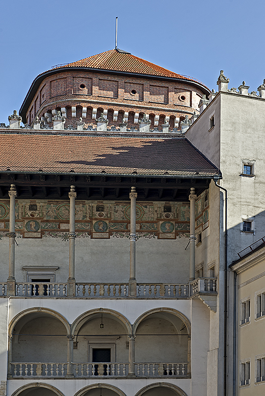 Wawel Royal Castle, courtyard (16th century)