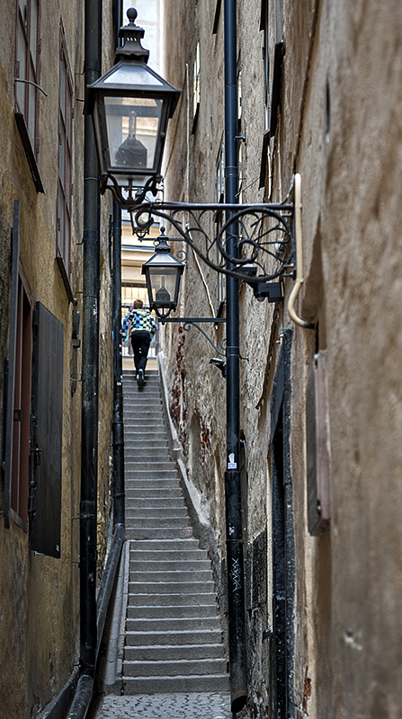Narrowest street in Stockholm