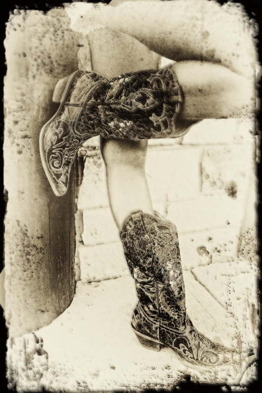 B is for Billye Caye and for her Boots